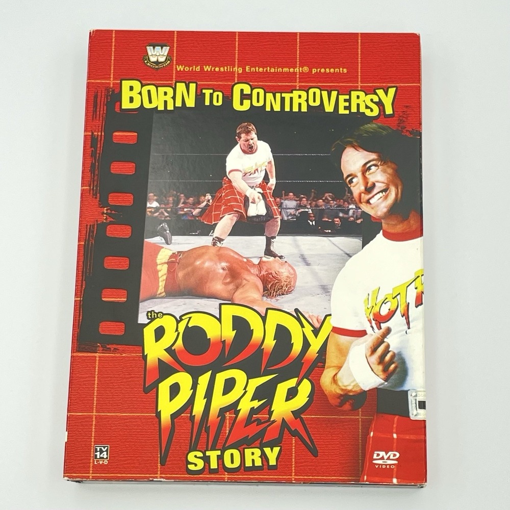WWF WWE The‎ Roddy Piper Story Rowdy Born To Controversy 3-Disc DVD Set OOP 2006